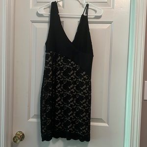 NWT Free People lacy sexy black dress